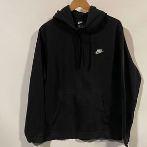 Nike Men's black fleece Hoodie sweatshirt